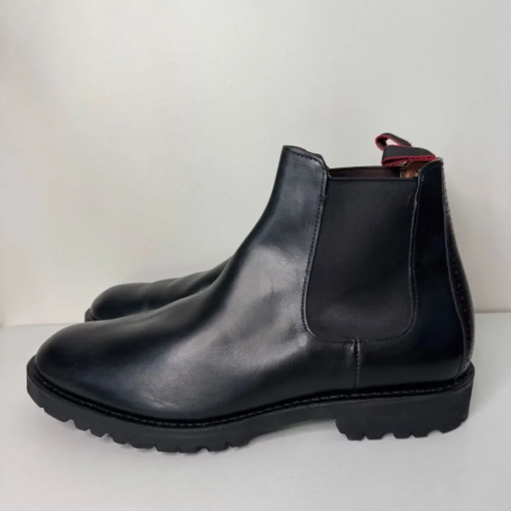 Allen Edmonds Tate Chelsea Boots Extralight Lug Sole - Black Leather | Size 12 D